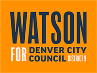 Darrell Watson for Denver City Council District 9 Logo